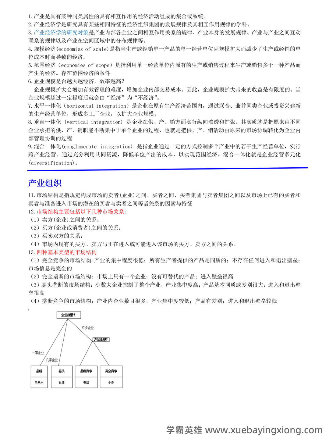 如何复习通过大学产业经济学期末考试高分不挂科,掌握核心知识点、提升解题技巧和应对考试策略 - 05_《产业经济学》复习资料_《产业经济学》知识点_第1页_学霸英雄_www.xuebayingxiong.com 如何复习通过大学产业经济学期末考试高分不挂科,掌握核心知识点、提升解题技巧和应对考试策略 - 05_《产业经济学》复习资料_《产业经济学》知识点_第1页_学霸英雄_www.xuebayingxiong.com