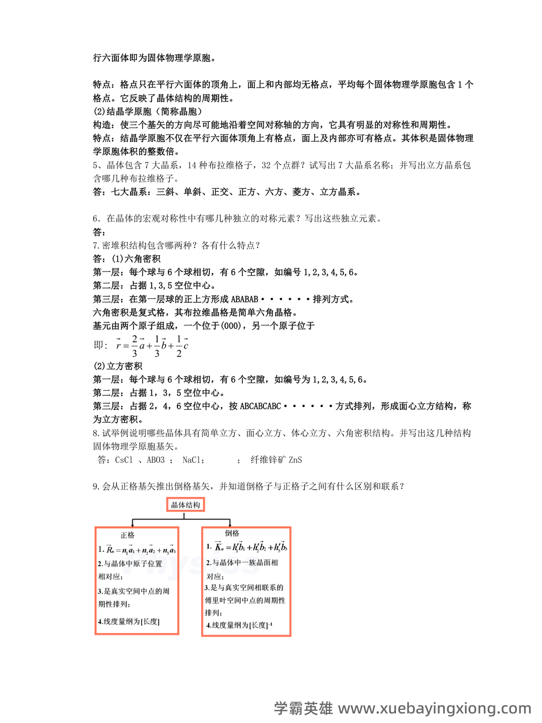 固体物理学名词解释固体物理 - 01_《固体物理学》复习资料_《固体物理学》复习重点_第2页_学霸英雄_www.xuebayingxiong.com 固体物理学名词解释固体物理 - 01_《固体物理学》复习资料_《固体物理学》复习重点_第2页_学霸英雄_www.xuebayingxiong.com