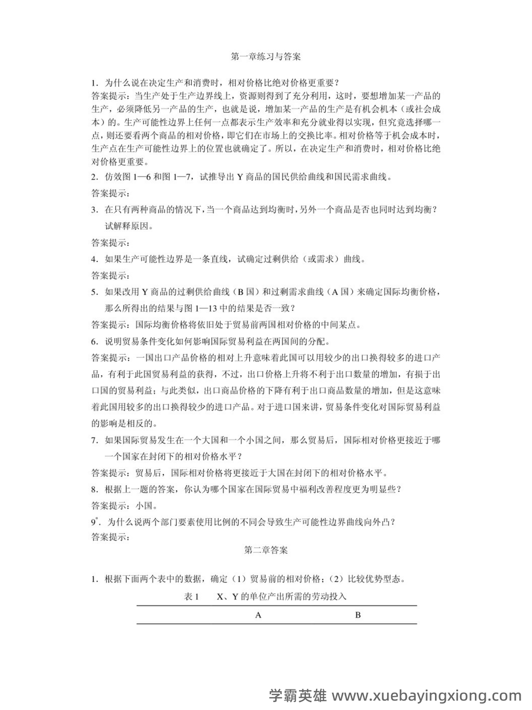 国际经济学专业词汇(中英文对照) - 02_《国际经济学》复习资料_《国际经济学》李坤望课后答案_第1页_学霸英雄_www.xuebayingxiong.com 国际经济学专业词汇(中英文对照) - 02_《国际经济学》复习资料_《国际经济学》李坤望课后答案_第1页_学霸英雄_www.xuebayingxiong.com