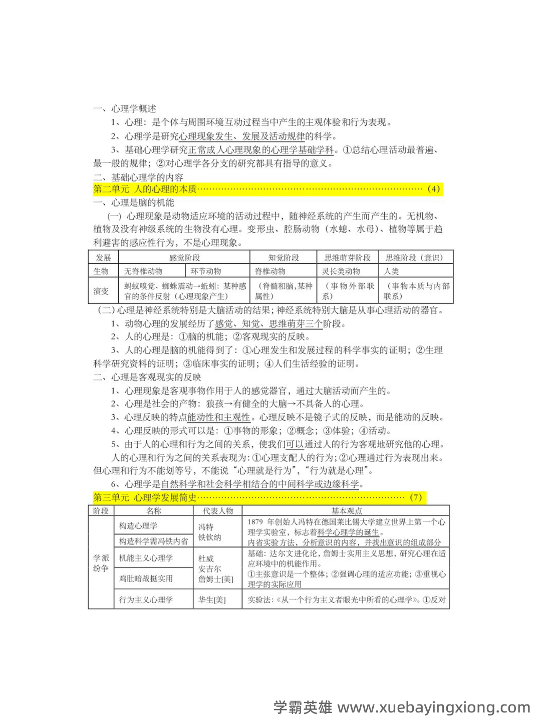 大学基础心理学基础试题及答案汇总 - 03_《基础心理学》复习资料_《基础心理学》重点笔记_第2页_学霸英雄_www.xuebayingxiong.com 大学基础心理学基础试题及答案汇总 - 03_《基础心理学》复习资料_《基础心理学》重点笔记_第2页_学霸英雄_www.xuebayingxiong.com