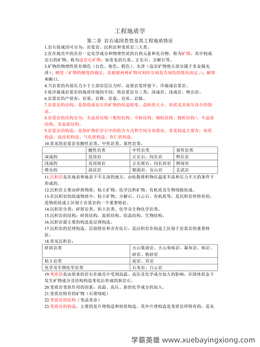 (完整版)中国地质大学工程地质学考试试题库 - 04_《工程地质学》复习资料_《工程地质学》复习资料整理_第1页_学霸英雄_www.xuebayingxiong.com (完整版)中国地质大学工程地质学考试试题库 - 04_《工程地质学》复习资料_《工程地质学》复习资料整理_第1页_学霸英雄_www.xuebayingxiong.com