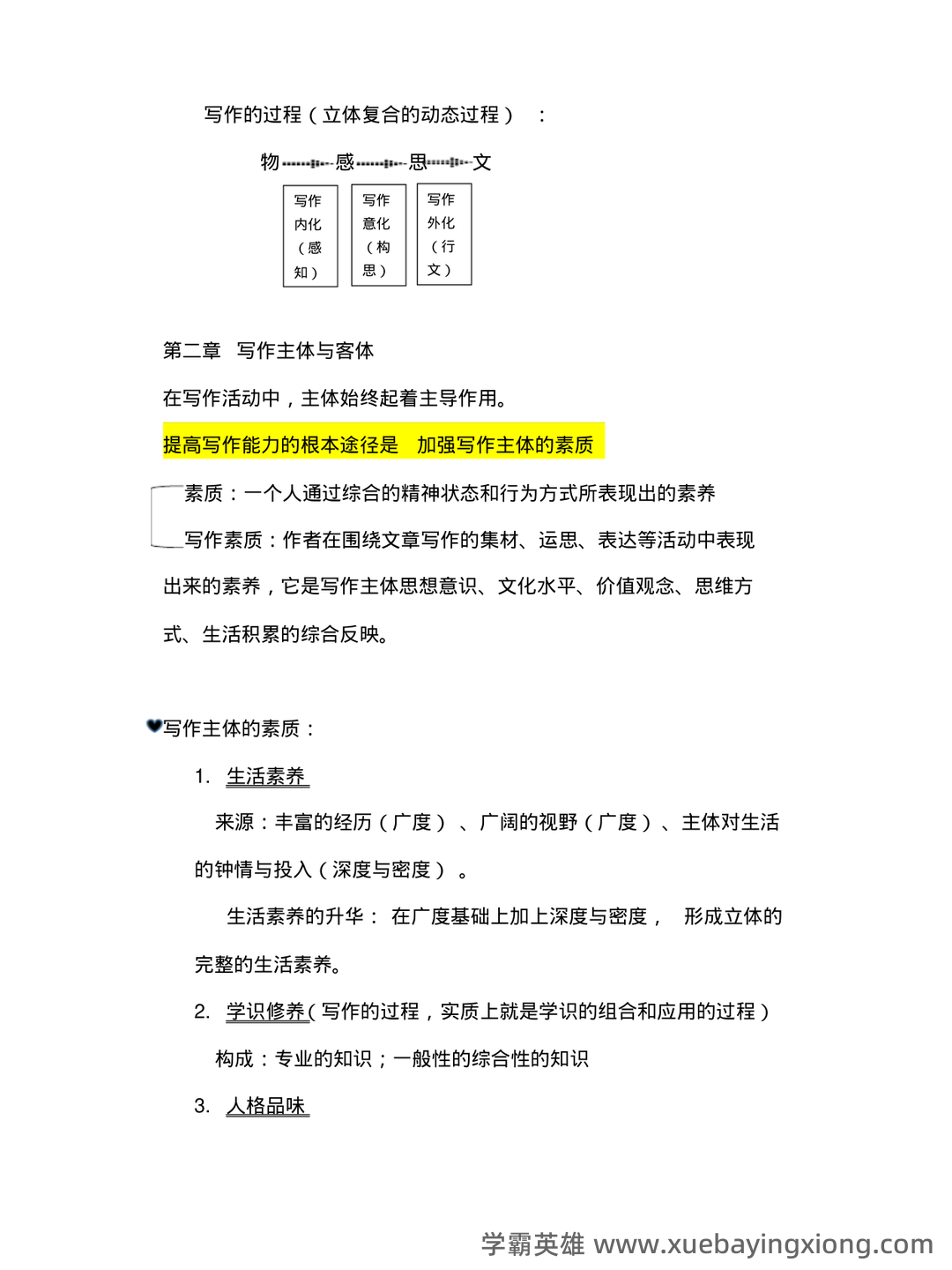 2022整理现代写作教程笔记和讲义 - 期末复习资料 - 05_《现代写作教程》复习资料_《现代写作教程》笔记整理_第2页_学霸英雄_www.xuebayingxiong.com