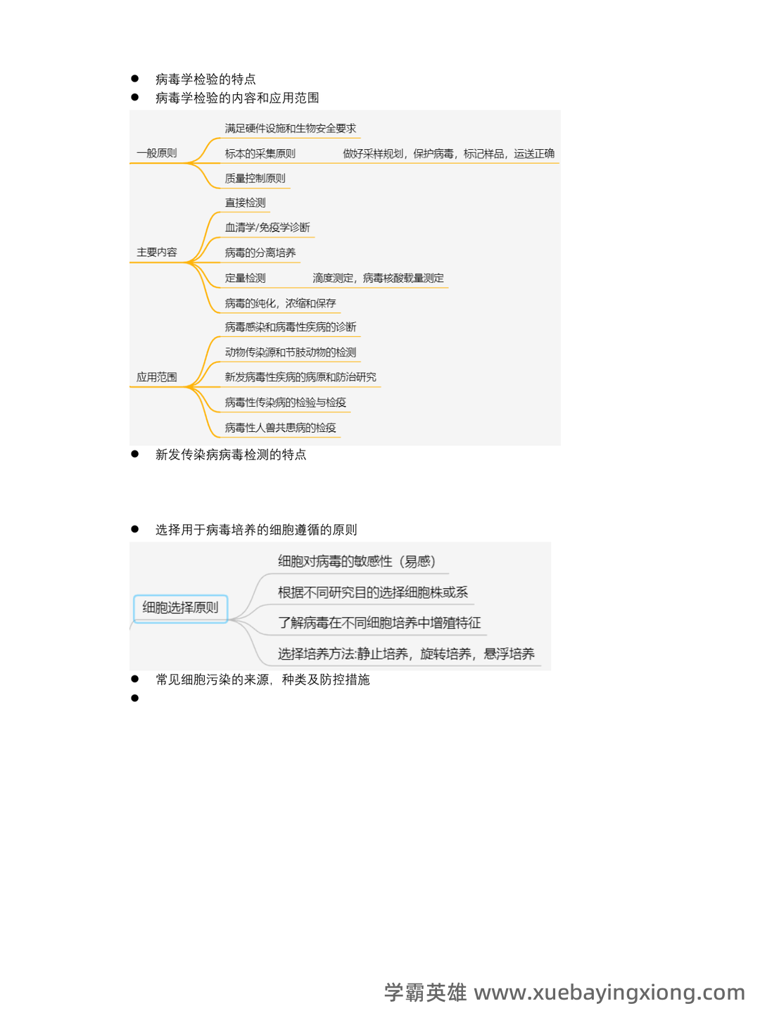 病毒学检验期末考试复习重点总结笔记(完整版) - 03_《病毒学检验》复习资料_《病毒学检验》知识点_第1页_学霸英雄_www.xuebayingxiong.com 病毒学检验期末考试复习重点总结笔记(完整版) - 03_《病毒学检验》复习资料_《病毒学检验》知识点_第1页_学霸英雄_www.xuebayingxiong.com