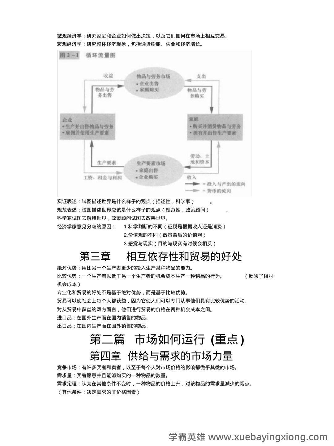 中级经济师真的值得去考吗？有哪些中级经济学原理的好处？ - 04_《经济学原理》复习资料_《经济学原理》曼昆复习大纲(超全)_第2页_学霸英雄_www.xuebayingxiong.com