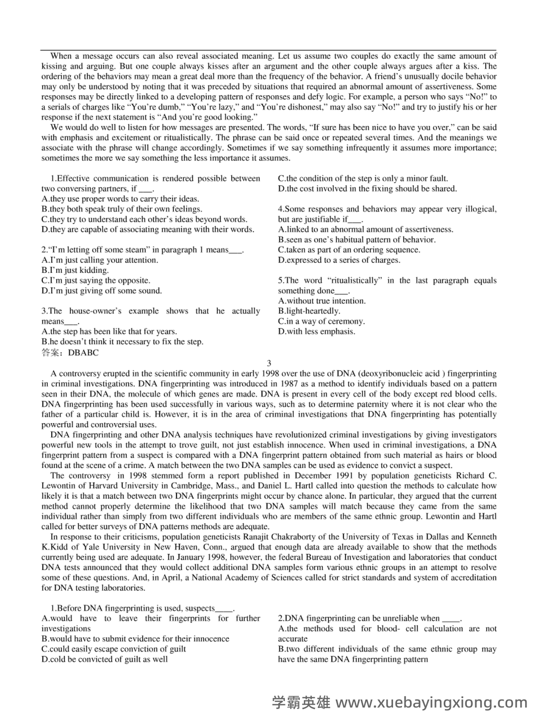 大学英语六级超全速成复习资料 - 16_《英语六级》备考资料_《英语六级》阅读理解107篇_第2页_学霸英雄_www.xuebayingxiong.com 大学英语六级超全速成复习资料 - 16_《英语六级》备考资料_《英语六级》阅读理解107篇_第2页_学霸英雄_www.xuebayingxiong.com