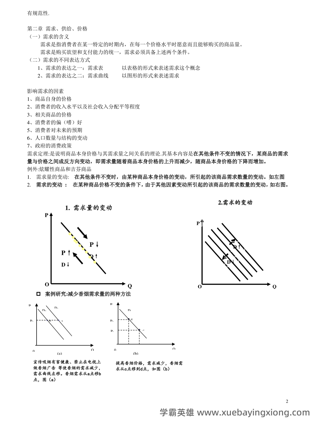 2023年-2024年《西方经济学》考试题库及答案-20241015121054.pdf - 08_《西方经济学》复习资料_《西方经济学》期末考试重点整理_第1页_学霸英雄_www.xuebayingxiong.com 2023年-2024年《西方经济学》考试题库及答案-20241015121054.pdf - 08_《西方经济学》复习资料_《西方经济学》期末考试重点整理_第1页_学霸英雄_www.xuebayingxiong.com