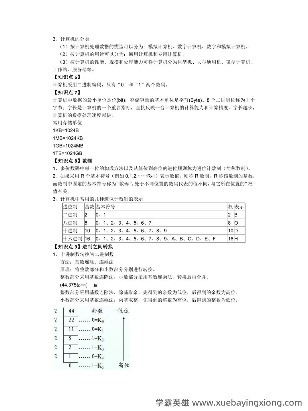 计算机一级备考资料：基础知识及WPS Office应用——样题及参考答案 - 02_《计算机一级》备考资料_《计算机一级》复习资料_第2页_学霸英雄_www.xuebayingxiong.com